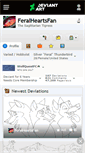 Mobile Screenshot of feralheartsfan.deviantart.com