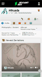 Mobile Screenshot of mikuada.deviantart.com