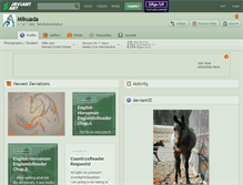Tablet Screenshot of mikuada.deviantart.com