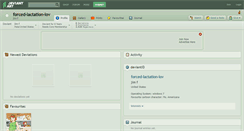 Desktop Screenshot of forced-lactation-lov.deviantart.com