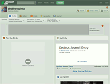 Tablet Screenshot of destineypaintz.deviantart.com