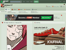 Tablet Screenshot of deidara127.deviantart.com