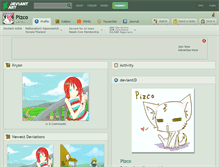 Tablet Screenshot of pizco.deviantart.com