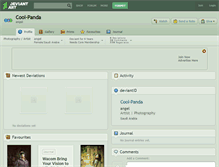 Tablet Screenshot of cool-panda.deviantart.com