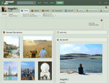 Tablet Screenshot of magalik1.deviantart.com