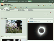 Tablet Screenshot of lesinvisibles.deviantart.com
