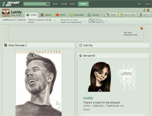 Tablet Screenshot of lunidy.deviantart.com