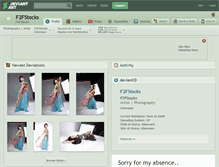 Tablet Screenshot of f2fstocks.deviantart.com