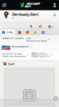 Mobile Screenshot of deviously-devi.deviantart.com