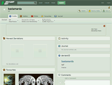 Tablet Screenshot of bastamarda.deviantart.com
