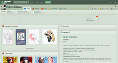 Desktop Screenshot of meiko-triplebaka.deviantart.com