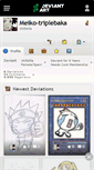 Mobile Screenshot of meiko-triplebaka.deviantart.com