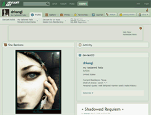 Tablet Screenshot of drkangl.deviantart.com