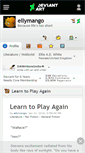 Mobile Screenshot of ellymango.deviantart.com