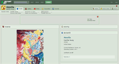 Desktop Screenshot of meeellla.deviantart.com