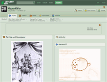 Tablet Screenshot of kisora-kirio.deviantart.com