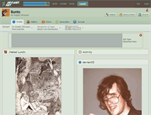 Tablet Screenshot of bunto.deviantart.com