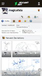Mobile Screenshot of magicafata.deviantart.com