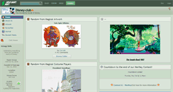 Desktop Screenshot of disney-club.deviantart.com
