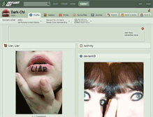 Tablet Screenshot of dark-chi.deviantart.com