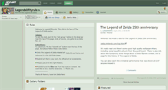Desktop Screenshot of legendsofhyrule.deviantart.com