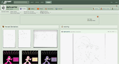 Desktop Screenshot of darkwarrior.deviantart.com