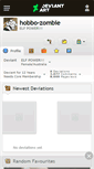 Mobile Screenshot of hobbo-zombie.deviantart.com