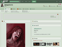 Tablet Screenshot of dabapetrovic.deviantart.com