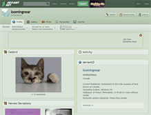 Tablet Screenshot of loomingnear.deviantart.com
