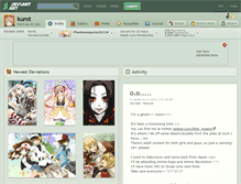 Tablet Screenshot of kurot.deviantart.com