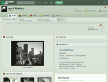 Tablet Screenshot of mexicanchick.deviantart.com