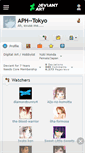 Mobile Screenshot of aph--tokyo.deviantart.com