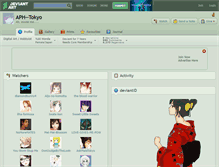 Tablet Screenshot of aph--tokyo.deviantart.com