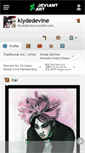 Mobile Screenshot of klydedevine.deviantart.com