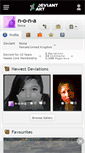 Mobile Screenshot of n-o-n-a.deviantart.com