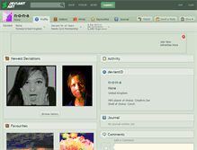 Tablet Screenshot of n-o-n-a.deviantart.com