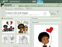 Tablet Screenshot of akaruquille.deviantart.com