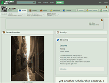 Tablet Screenshot of lexsee.deviantart.com