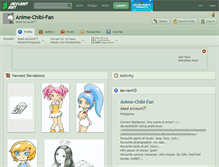 Tablet Screenshot of anime-chibi-fan.deviantart.com