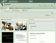 Tablet Screenshot of cloud-no-9.deviantart.com