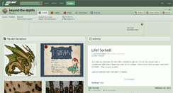 Desktop Screenshot of beyond-the-depths.deviantart.com