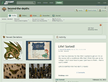 Tablet Screenshot of beyond-the-depths.deviantart.com