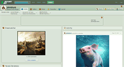 Desktop Screenshot of johnblunt.deviantart.com