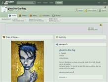 Tablet Screenshot of ghost-in-the-fog.deviantart.com