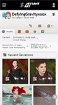 Mobile Screenshot of defyinggravityxoox.deviantart.com