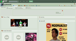 Desktop Screenshot of modman287.deviantart.com