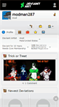 Mobile Screenshot of modman287.deviantart.com