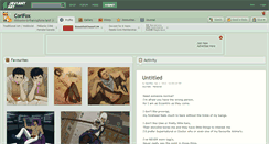 Desktop Screenshot of corifox.deviantart.com