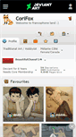 Mobile Screenshot of corifox.deviantart.com