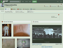 Tablet Screenshot of fridayscomiconline.deviantart.com
